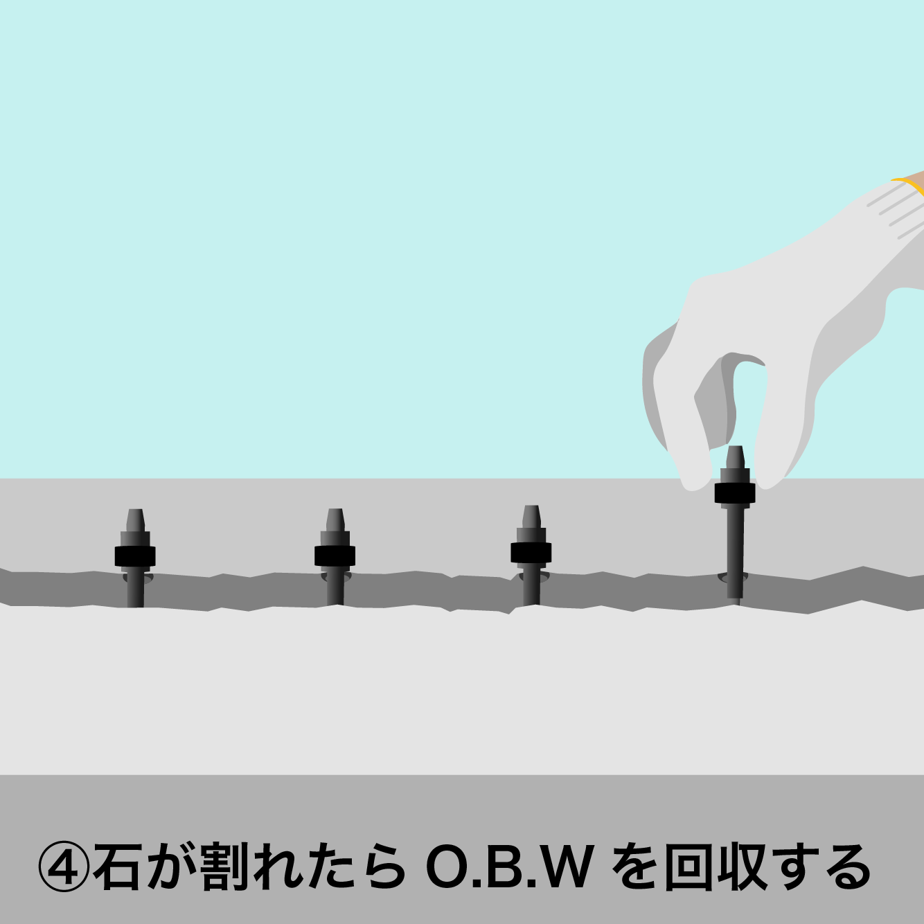 一体型セリ矢 ワンボディウェッジ(O.B.W)(送料込み※一部地域追加送料あり)