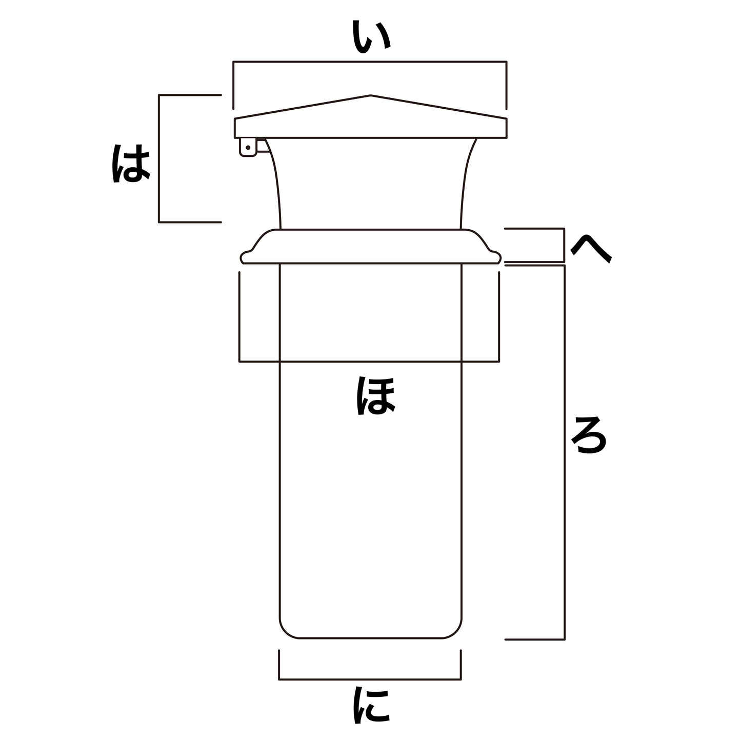 蓋付き花立・ポピー(ツバ付)対売り(送料込み※一部地域追加送料あり)