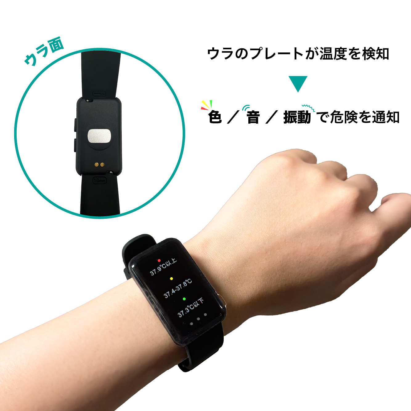 熱中症アラートバンド